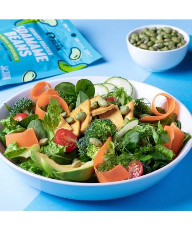The Only Bean Crunchy Dry Roasted Edamame Beans Variety Pack - Low Carb Keto Snacks for Adults & Kids - Fiber Protein, Weight Loss Friendly - 4 oz (3 Pack) - Sea Salt Flavor - Buy Online on GoSupps.com