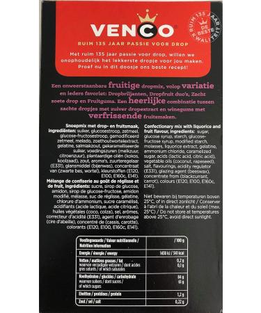 Venco Dropmix Fruitig Original Dutch Licorice Candy 425G - Buy Online on GoSupps.com