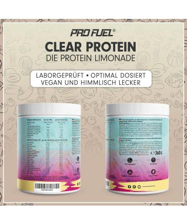 Vegan Clear Whey Protein 1080g - Delicious Strawberry Kiwi Flavor | High-Quality Pea Protein Hydrolysate | Refreshing Protein Drink (3 Pack) - Buy Online on GoSupps.com