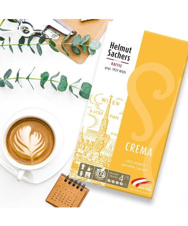 Helmut Sachers Coffee Crema - Intensity 4/5 100% Arabica Ground 500g (Pack of 2) - Buy Internationally - Buy Online on GoSupps.com
