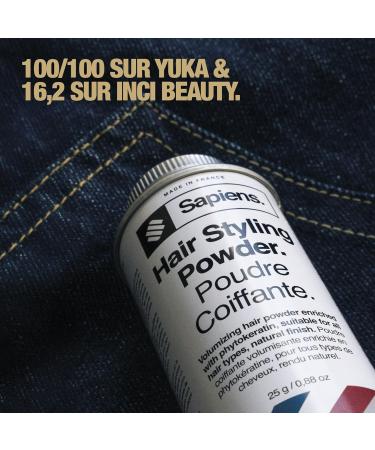  Sapiens Sapiens Volume Hair Powder 25g - Natural Matte Finish - Hair Powder for Men - Volume & Texture - Invisible & No Residue - Nat - Buy Online on GoSupps.com