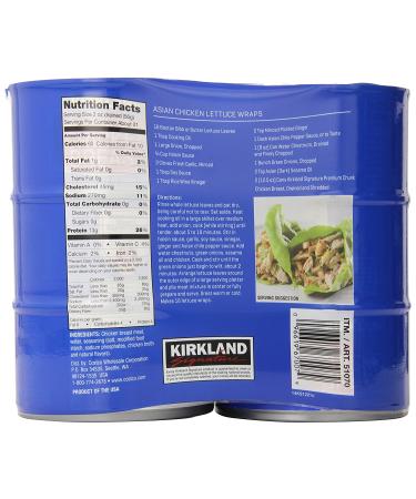 Kirkland Signature Premium Chunk Chicken Breast in Water 12.5oz 6 Pack - Buy Online on GoSupps.com