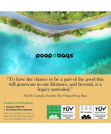 Jane Godall Institute Compostable Dog Poop Bags - Strong, Thick, Leak Proof | 200 Count - Buy Online on GoSupps.com