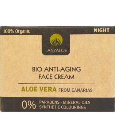 Lanzaloe Bio-anti Ageing Aloe Vera Face Cream (Night) 50 ml - Buy Online on GoSupps.com