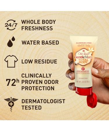 Old Spice Whole Body Deodorant for Men Total Body Deodorant Vanilla + Shea Aluminum Free Deodorant Cream for 24/7 Freshness // Dermatologist Tested Whole Body Deodorant 3.0 oz - Buy Online on GoSupps.com