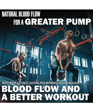 Cybergenics Pre Workout Gummies Supports Energy Levels Boosts Performance Beta Alanine Green Tea Extract Nootropic Blend for Focus Natural Beet Root Blue Raspberry 60 Gummies 30 Servings - Buy Online on GoSupps.com