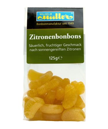 Lemon candies fruity taste of sun-ripened lemons (5 bags - 5% discount) Lemon 125 g (pack of 5)