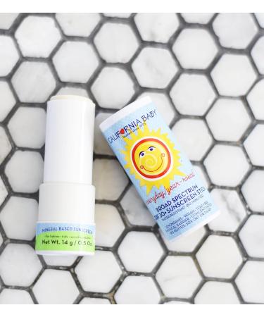 California Baby SPF 30+ Sunscreen Stick 2 Pack - Fragrance-Free, Broad Spectrum Protection for Babies, Kids, and Adults - Buy Online on GoSupps.com