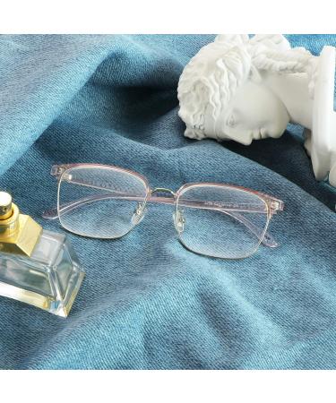 Vision Global Blue Light Blocker Glasses for Reading | Clear Pink 6208 | Reduce Eye Fatigue & Glare Protection for Men & Women - Buy Online on GoSupps.com