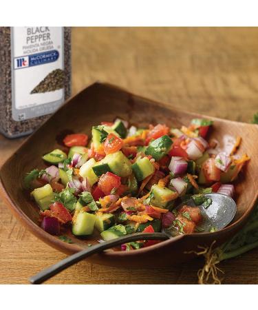 McCormick Culinary Coarse Grind Black Pepper 16 oz - Sharp Woody Flavor for Chefs - Grilling and Cooking - 1 Pound Container - Buy Online on GoSupps.com
