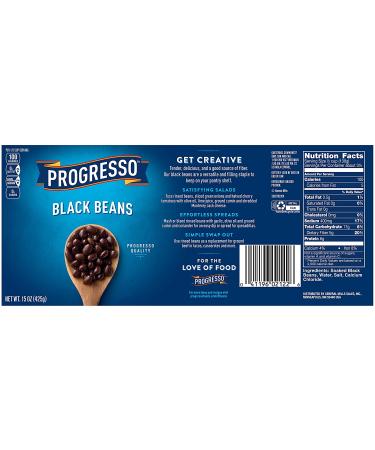 Progresso Black Beans 15 oz Can - High Quality Ingredients for Delicious Meals - Buy Online on GoSupps.com