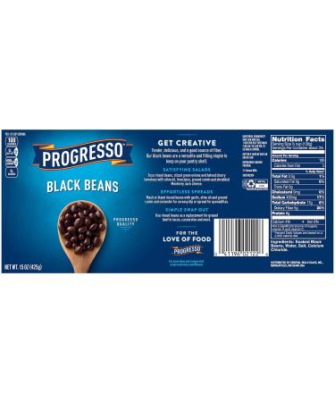 Progresso Black Turtle Beans 15 oz Pull-Top Can - Pack of 24 - Buy Online on GoSupps.com