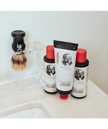 THAYERS Men's Aftershave Lotion with Witch Hazel & Aloe Vera - 4 Fl Oz | Soothing & Hydrating - Buy Online on GoSupps.com