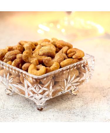 Honey Roasted Cashews - 32 oz Reusable Container | Gourmet Nuts Coated with Natural Honey | Healthy Vegan Snack | Hand-Picked & Roasted to Perfection | Sweet & Crunchy 2lb Pack - Buy Online on GoSupps.com