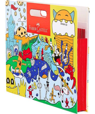 Faber-Castell Kids Artist Portfolio - 9 Expandable Pockets - 17x13 Large Artwork Organizer - Buy Online on GoSupps.com