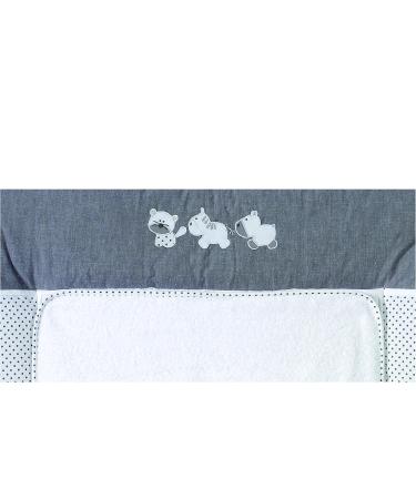 Buy Schardt 3/721 Changing Mat Amigos - Removable Terry Cloth Cover 80x75 cm Grey Appliqu | International Shipping Available - Buy Online on GoSupps.com