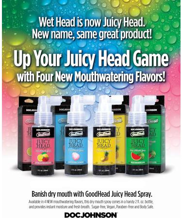 Wet Head Dry Mouth Spray - Watermelon Flavor - 2 fl. oz. - 59ml by GoodHead - Buy Online on GoSupps.com