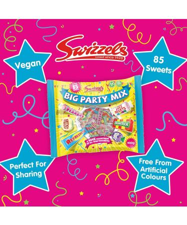 Swizzels Big Party Mix Bag 900g - A Large Selection of Delicious and Fruity Candy Treats Perfect for Parties and Special Occasions - Buy Online on GoSupps.com