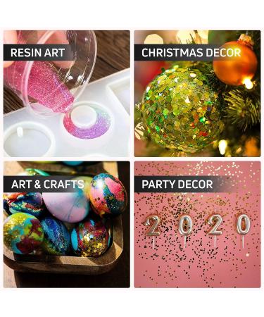 Azberg Chunky Glitter Pack - 12 Holographic Glitter Tubes for Tumblers, Resins, Nails, Body & Hair - 0.18oz Each - Craft & Slime Glitter Flakes - Buy Online on GoSupps.com