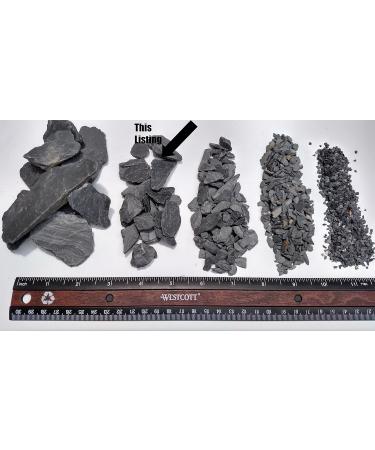 Natural Slate Stone -1/2 to 1 inch. Perfect Size for Miniature or Fairy Gardens Aquariums Reptiles Terrariums Model Railroads Dioramas & Wargaming 1/2"-1" Stones - 1lb - Buy Online on GoSupps.com