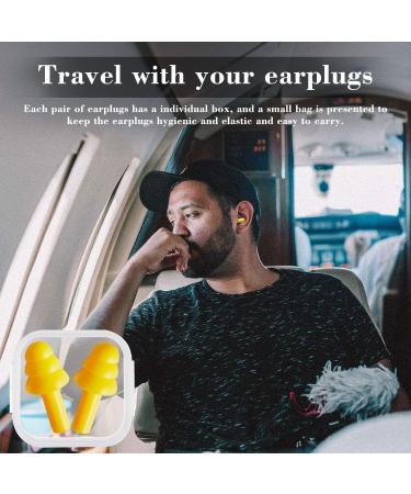 12 Pair Reusable Silicone Ear Plugs for Sleeping & Noise Cancelling - Ideal for Study, Work, Travel - Kids & Adults - Multicolored - Buy Online on GoSupps.com