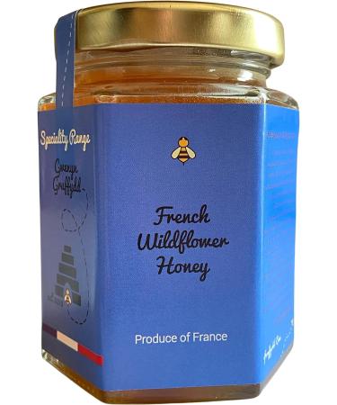 Gwenyn Gruffydd - French Raw Mountain Forest Chestnut Single-Origin Honey - Pure and Natural - Unpasteurised WildFlower Honey - unfiltered unheated - from Non-Sugar Fed Bees (227g Glass Jar) - Buy Online on GoSupps.com