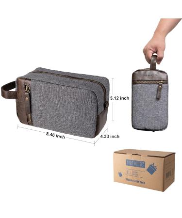 Luxury All Natural Bath and Body Spa Gift Basket for Men - Ocean Breeze Skin Care Kit in Toiletry Bag | Revitalizing Exfoliating Cleansing Moisturizing Essentials - Buy Online on GoSupps.com