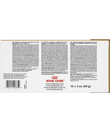 Royal Canin Chihuahua Adult Wet Dog Food 3 oz (Pack of 12) - Breed Health Nutrition Loaf in Sauce - Buy Online on GoSupps.com