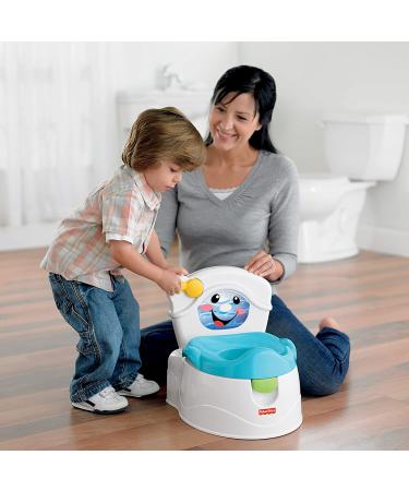 Fisher-Price Potty Training Seat with Lights, Sounds & Phrases - Toddler Toilet with Removable Seat - Learn-to-Flush Potty (Frustration-Free Packaging) - Buy Online on GoSupps.com