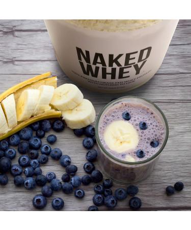 Naked Whey Only 1 Ingredient Grass Fed Whey Protein Powder Undenatured No Gmos No Soy Gluten Free Stimulate Growth - 15 Servings - Buy Online on GoSupps.com
