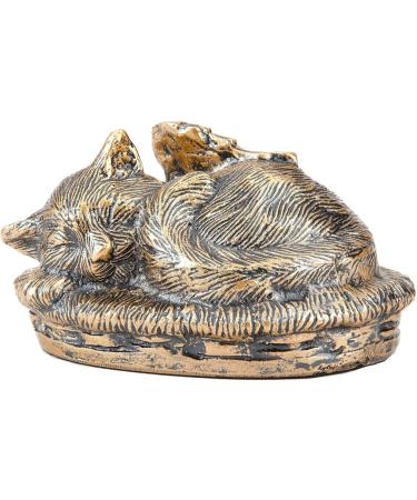 Urns UK Hand Crafted Design Funeral Cremation Ashes Cat Urn Angel Wings Antique Bronze - Buy Online on GoSupps.com