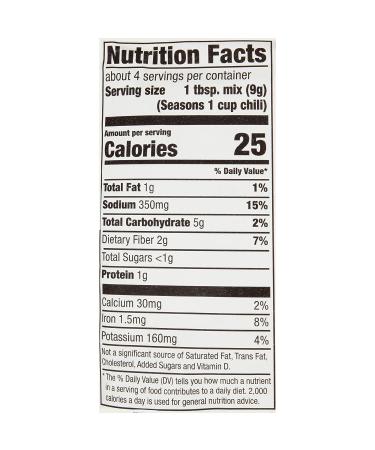 McCormick Tex-Mex Chili Seasoning Mix 1.25 oz - Pack of 12 | 18 Ounces Total - Buy Online on GoSupps.com