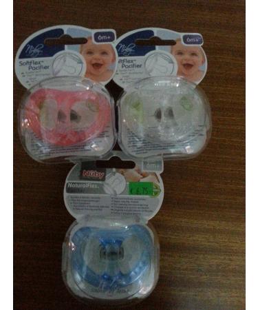 NUBY - Pacifier Natural Touch Flex Silicone Orthodontic from 6 months