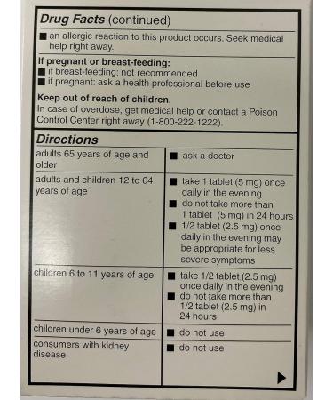 Camber Levocetirizine Dihydrochloride 5mg Antihistamine Tablets (80 Count) for Allergy Relief - Compare to Xyzal - Consumer Care - Buy Online on GoSupps.com