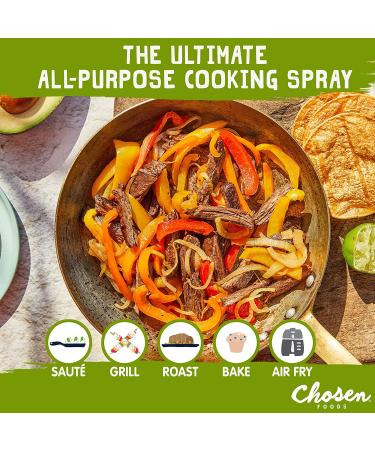 Chosen Foods 100% Pure Avocado Oil Spray - Keto & Paleo Friendly Cooking Spray for Baking & Frying - 6 oz (Pack of 1) - Buy Online on GoSupps.com