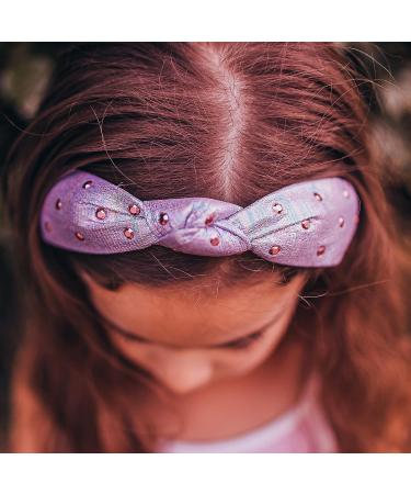 Sparkly Purple Rhinestone Knot Headband for Girls by FROG SAC - Hair Accessories for Kids - Buy Online on GoSupps.com