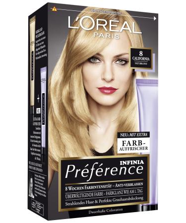 L'Oreal Paris L'Or al Paris Pr f rence Natural Blonde Hair Color 8 Pack of 3 (3 x 1 pack of hair color)