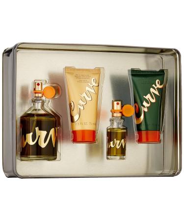 Curve Fragrance Set 4 Count 4.7 Fl Oz (Pack of 1) - Buy Online on GoSupps.com