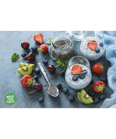 Wholefood Earth Organic Chia Seeds 1kg - Raw, GMO-Free, Vegan, High Fibre | Certified Organic - Buy Online on GoSupps.com