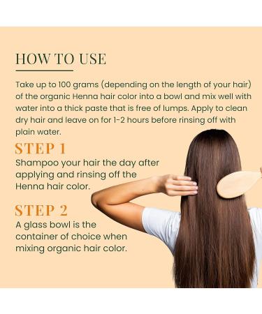 Ayurvedic Natural Hair Colour - Henna Leaf Powder for Reddish Brown Hair | Softening & Dyeing | 100g - Ideal for All Hair Types - Buy Online on GoSupps.com