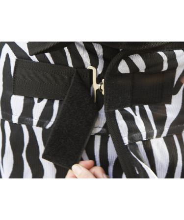 KERBL Zebra Fly Rug Eczema Blanket for Horses - 165 cm - Durable & Comfortable Neck Part - Buy Online on GoSupps.com