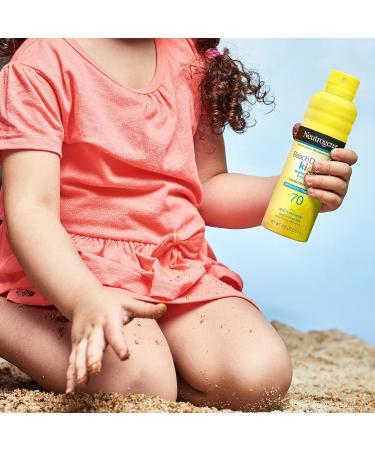 Neutrogena Beach Defense Kids Sunscreen Spray SPF 70 (Pack of 2) | Water-Resistant, Oxybenzone-Free Protection for Children | Broad Spectrum UVA/UVB Shield | Fast-Drying Formula | 6.5 oz - Buy Online on GoSupps.com