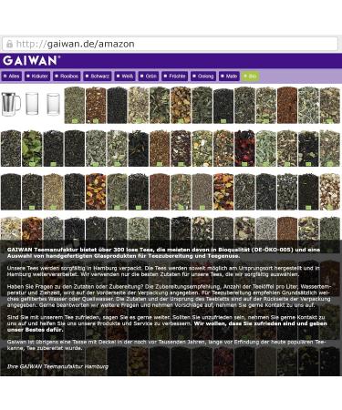 Buy Organic Rooibos Tea | 1kg Loose Leaf from South Africa - GAIWAN Tea No. 1254 - Buy Online on GoSupps.com