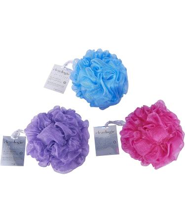 Clean Logic Silky-Soft Mesh Sponge 70g - Pack of 6, Assorted Colors | Bath and Body Essentials - Buy Online on GoSupps.com