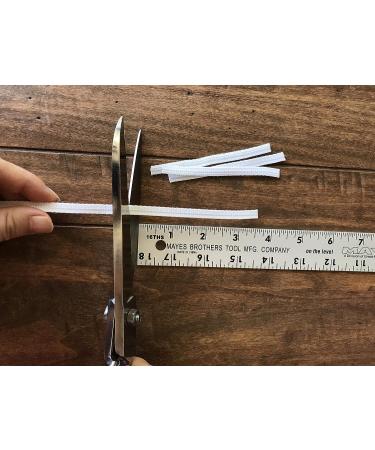 Nose Bridge Strip Fabric Wrapped Copper Wire - Washable & Sewable - White 5 Yards - Buy Online on GoSupps.com