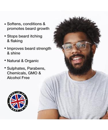 Beard Club Island Hopper Beard Balm - Mango & Vanilla Scent - Premium Organic Conditioner for Men - Shapes, Softens, and Prevents Itching - Natural Beard Wax - Buy Online on GoSupps.com