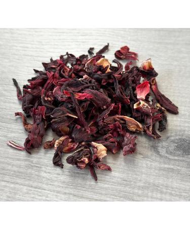 Premium Pure Hibiscus Tea - Exquisite Floral Infusion | 50g Loose Tea Rich in Vitamin C | Refreshing Herbal Tea for Hot or Iced Drink - Buy Online on GoSupps.com