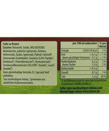 Knorr Roast Gravy 2.75 Liter | 8.92oz Pack of 1 - Authentic Sosse Zum Braten - Buy Online on GoSupps.com