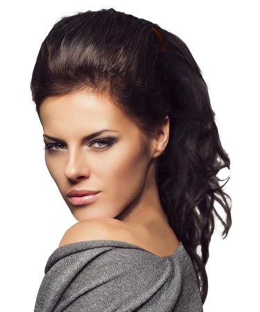 Mia e-Pony Elongated Ponytail Holder | Modernized Banana Clip for Hollywood Hairstyles | Black 6x2.75 Inch | Women, Teens, Hair Stylists (Pack of 1) - Buy Online on GoSupps.com