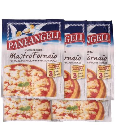 5x Mastro Fornaio Pizza Yeast 21g Italian for Pizza and Focaccia Dry Yeast Paneangeli (105g)